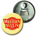 2 1/4" Diameter Magnetic Bottle Opener in Stripes w/ 3D Effects (Custom)